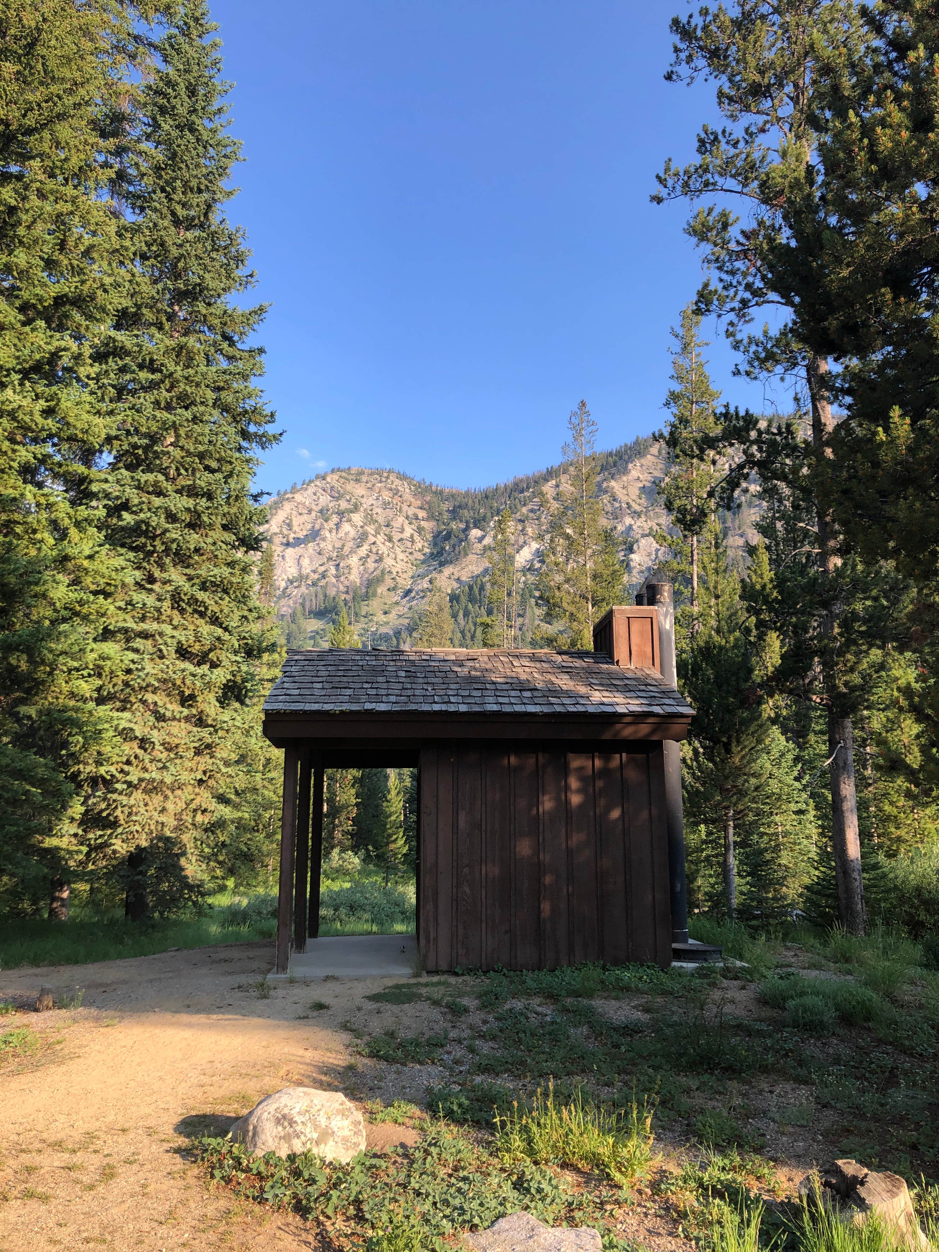 Jeane L.'s photo of glamping accommodations at Alturas Inlet Campground near Clayton, ID