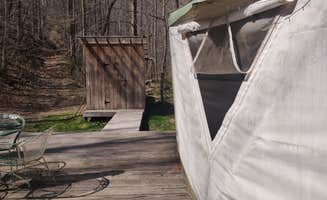 Cassandra C.'s photo of tent camping at HomeGrown HideAways near Lancaster, KY