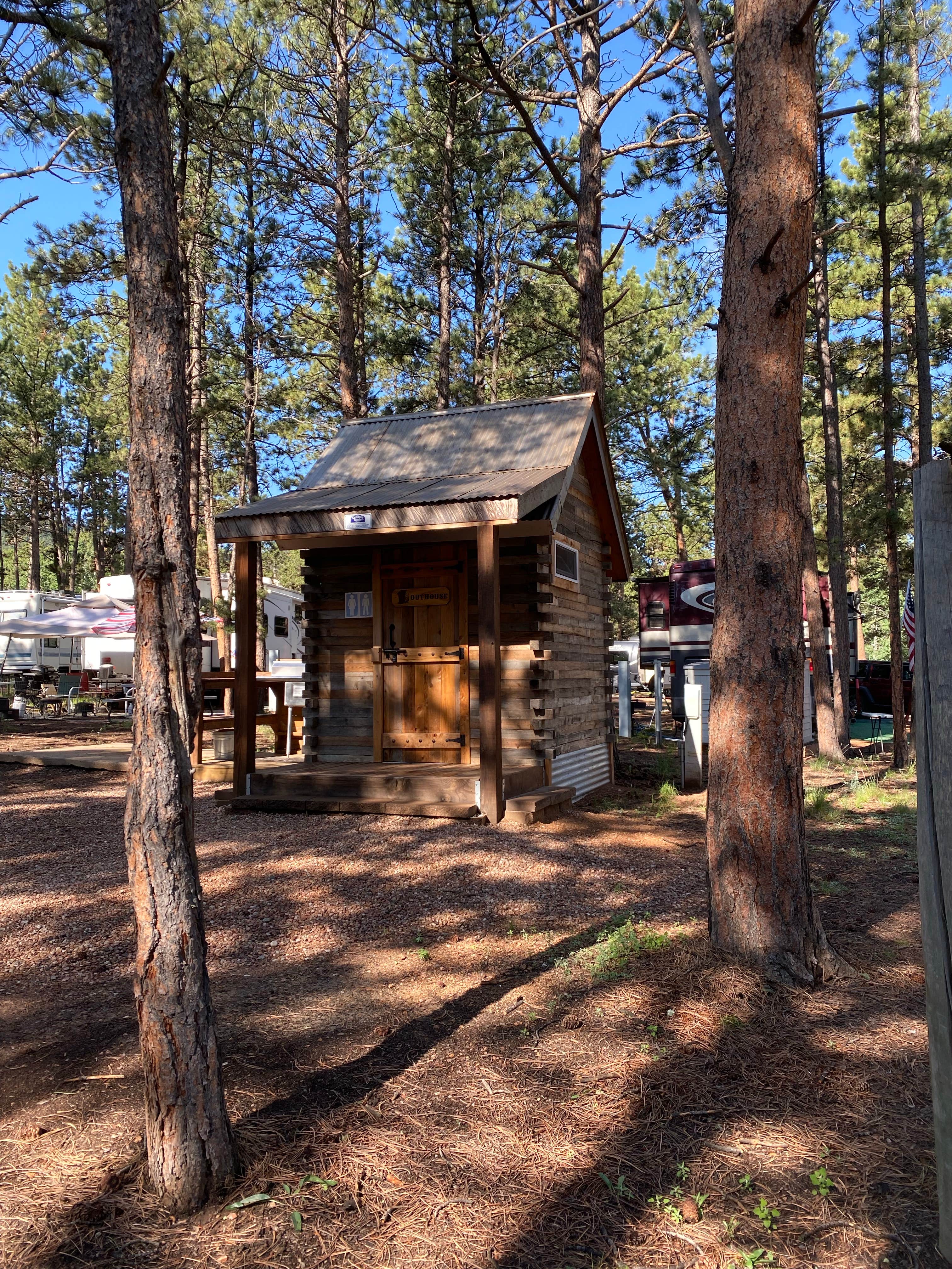 Cheryl W.'s photo of glamping accommodations at Diamond Campground & RV Park near Larkspur, CO