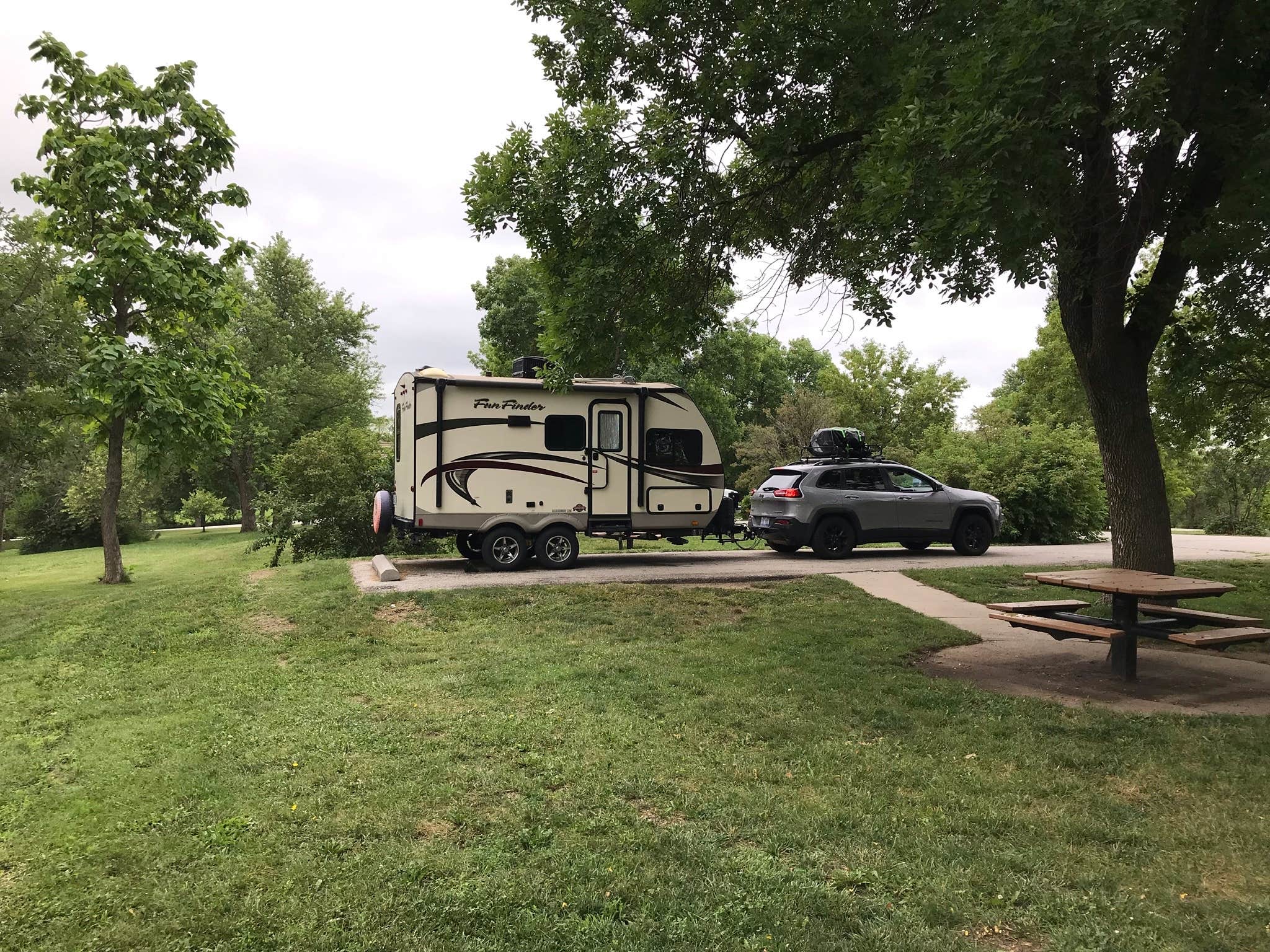 Bobbi Jo K.'s photo of rv camping at Lakeview Campground — Pawnee State Recreation Area near Raymond, NE