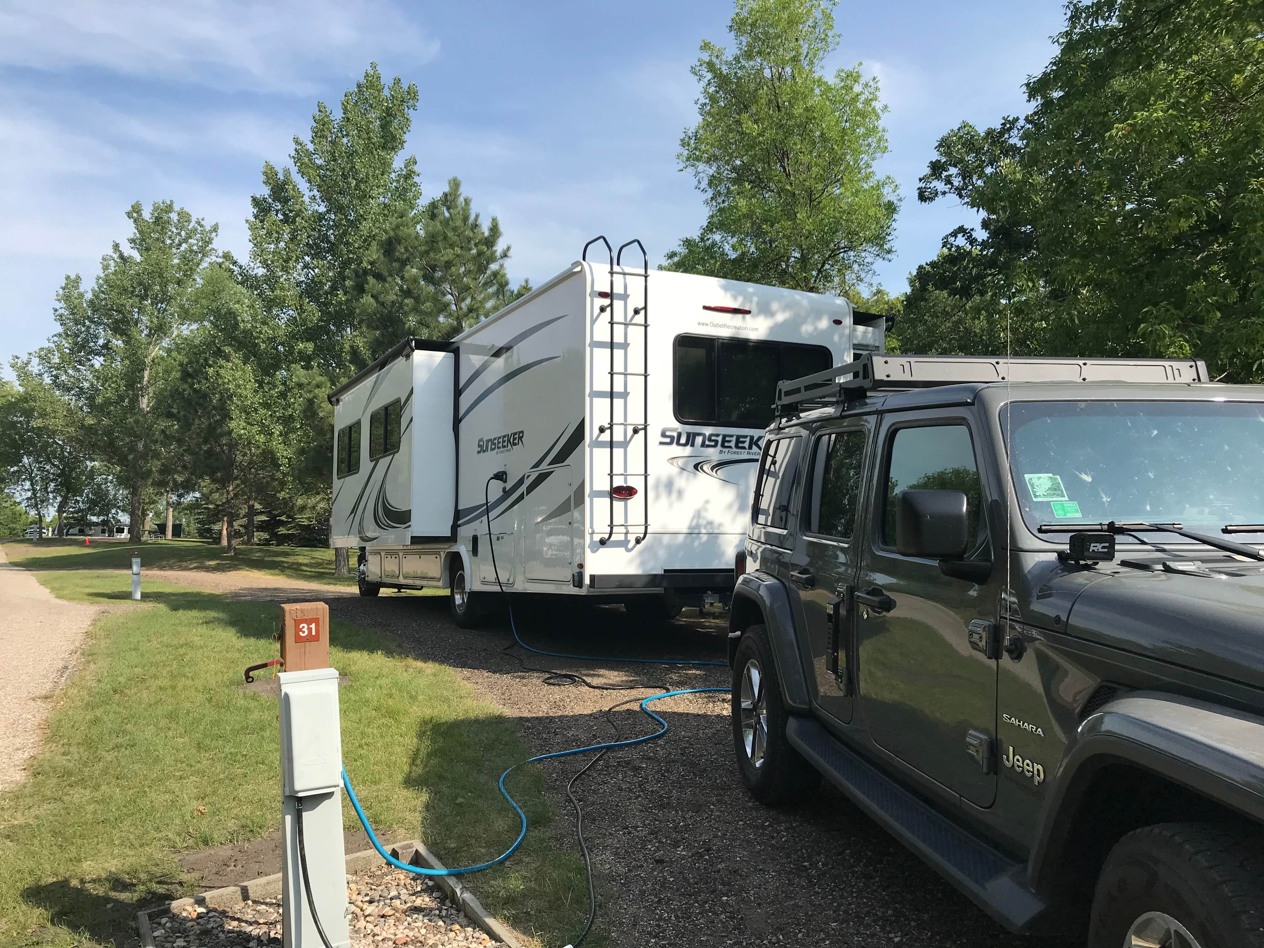 Rob P.'s photo of rv camping at Icelandic State Park Campground near Homme Lake