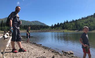 Nikki W.'s photo of camping with pets at Payson Lakes near Santaquin, UT