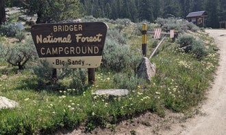 Camping near Sweetwater Guard Station Campground: Big Sandy Campground, Boulder, Wyoming