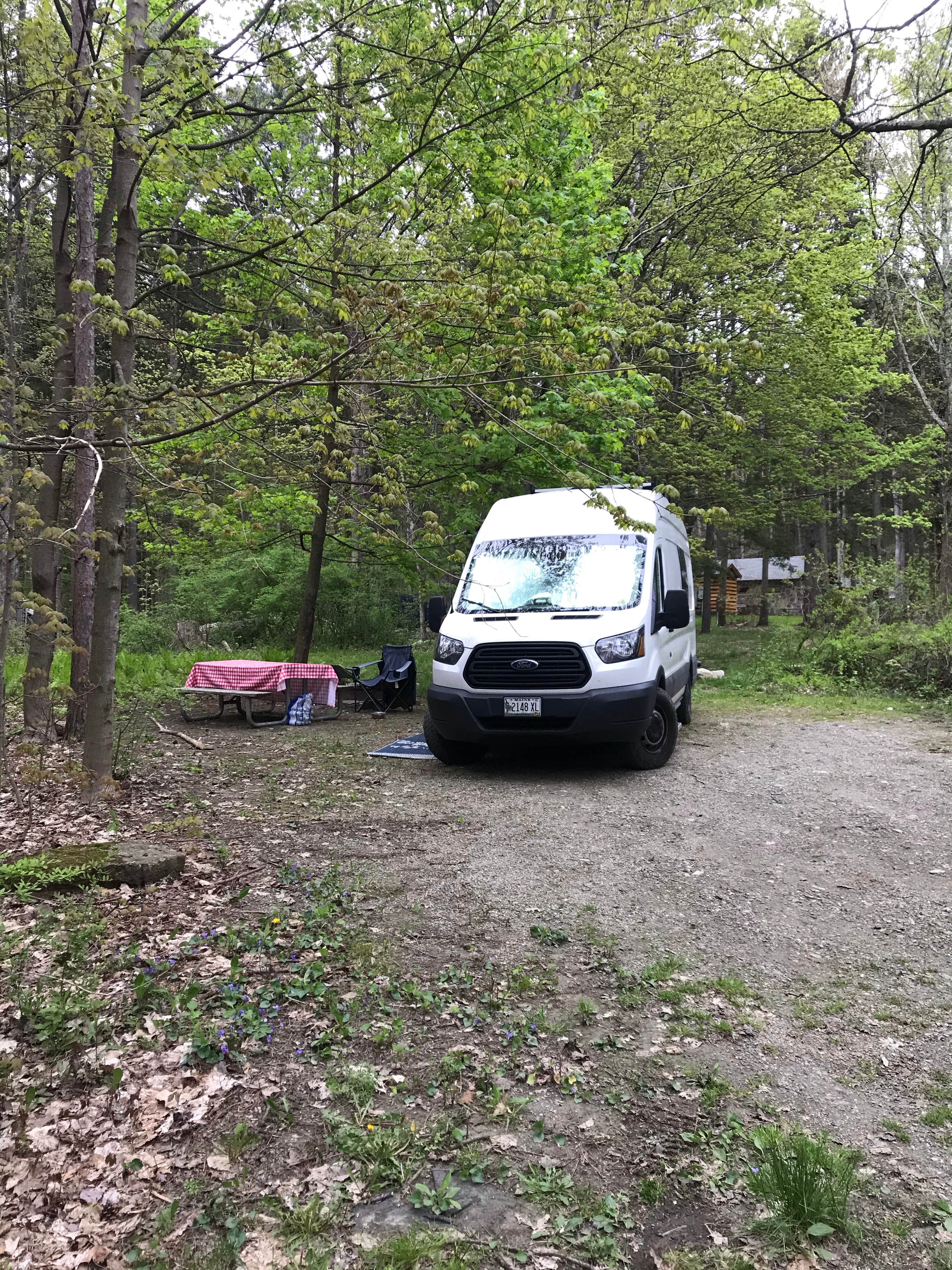 Lisa S.'s photo of rv camping at Rudd Pond Area — Taconic State Park near Hunter, NY
