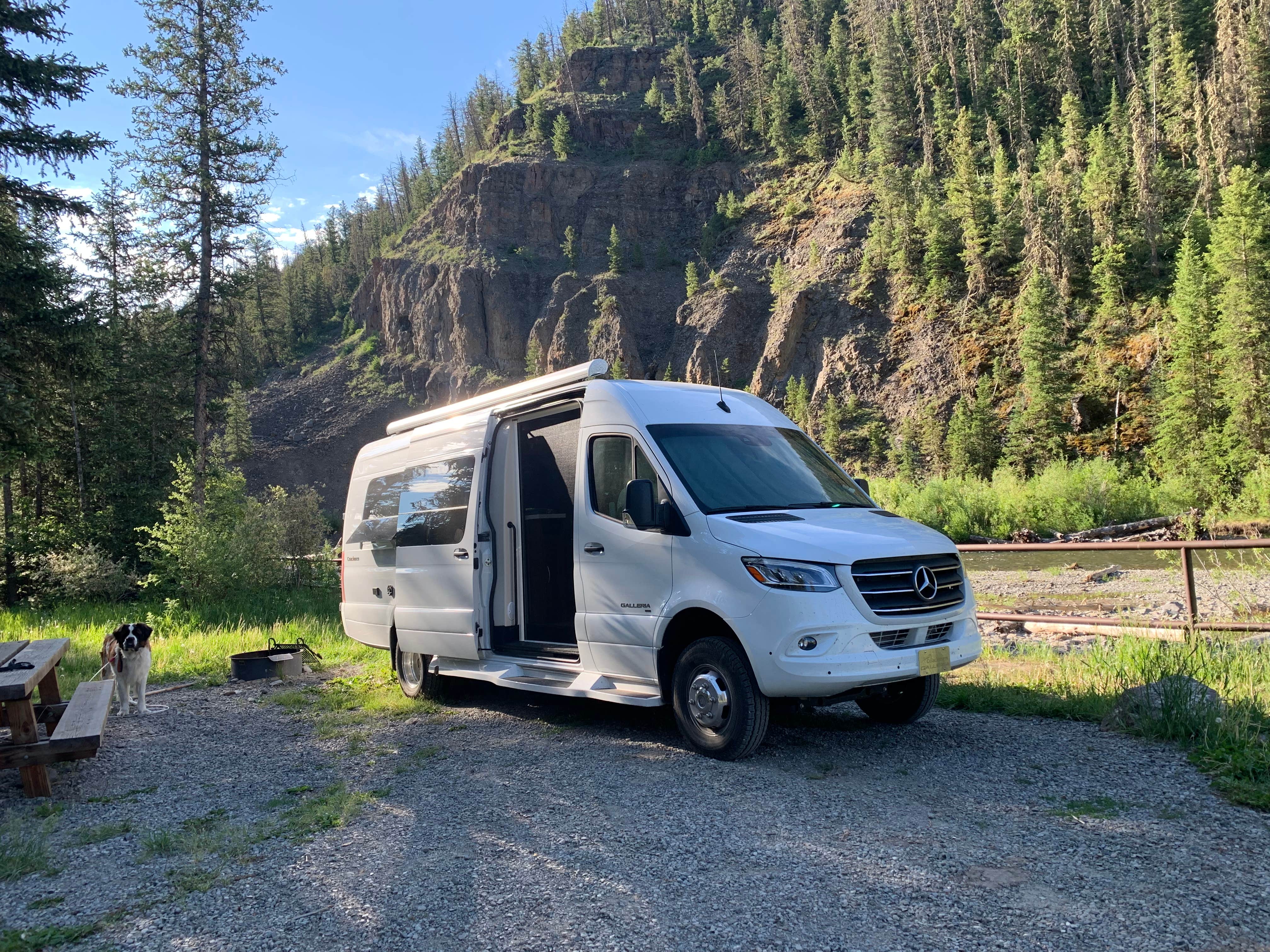 Camper-submitted photo at Wood River near Shoshone National Forest