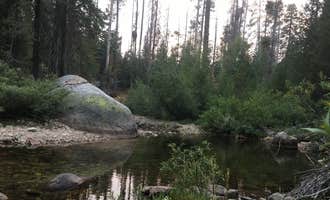 Camping near Royal Arch Lake Campsite — Yosemite National Park: Upper Chiquito Campground, Fish Camp, California