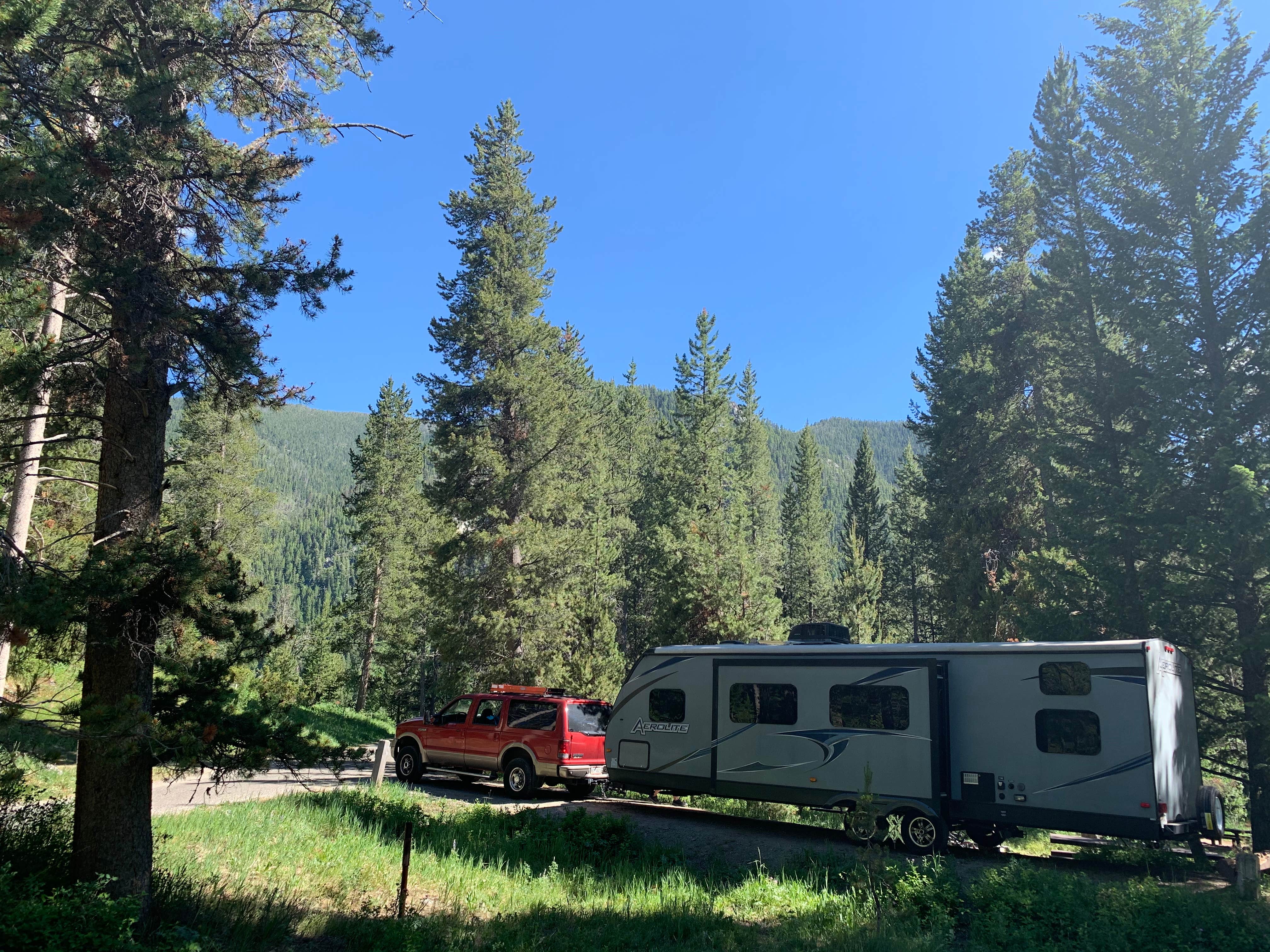 Laura B.'s photo of rv camping at Beaver Creek Campground near Cameron, MT