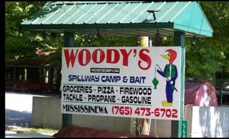 Camping near Mississinewa Lake: Woodys Camp and Bait, Peru, Indiana