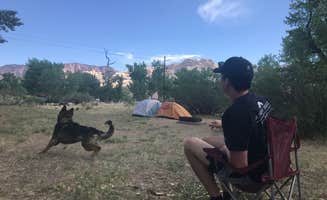 Michelle's photo of camping with pets at Green River Campground — Dinosaur National Monument near Dinosaur National Monument