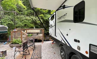 Megan M.'s photo of rv camping at Mountain Stream RV Park near Pineola, NC