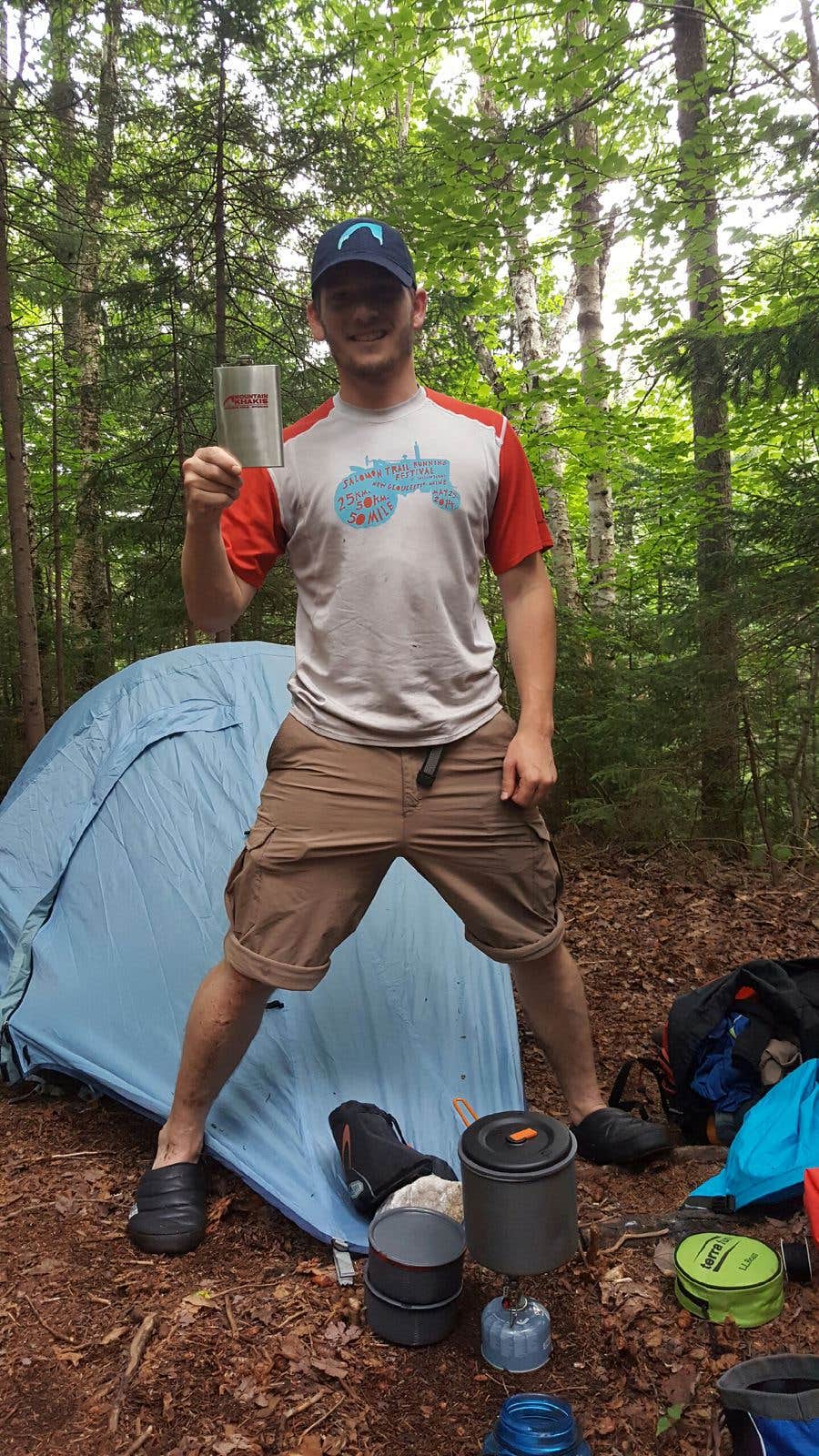 Camper-submitted photo at Grafton Loop Trail - Slide Campsite near Willimantic, ME