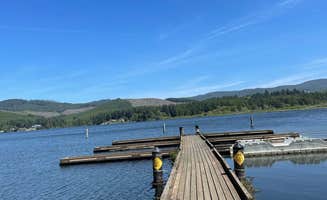 Kathy B.'s photo of camping with pets at Devil’s Lake State Recreation Area Campground near Toledo, OR