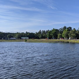 Campground from the little fishing pier.