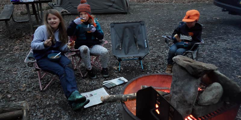 Camper submitted image from Trough Creek State Park Campground