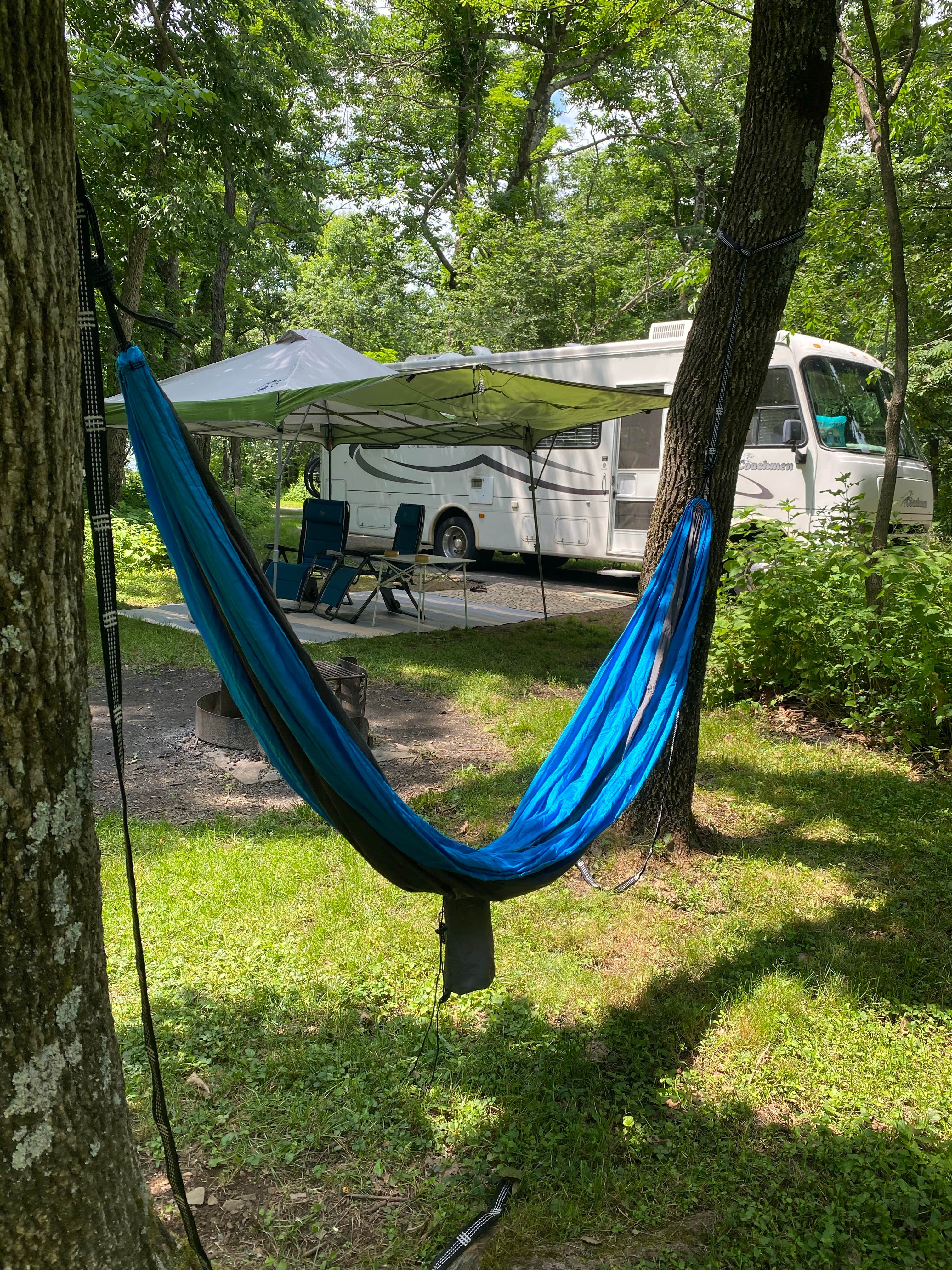 Jacqueline F.'s photo of a dispersed camping area at Shenandoah National Park Dispersed Sites — Shenandoah National Park near Rippon, WV