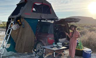 Tyler M.'s photo of a dispersed camping area at Willow Creek - Willow Creek Hot Springs in Oregon
