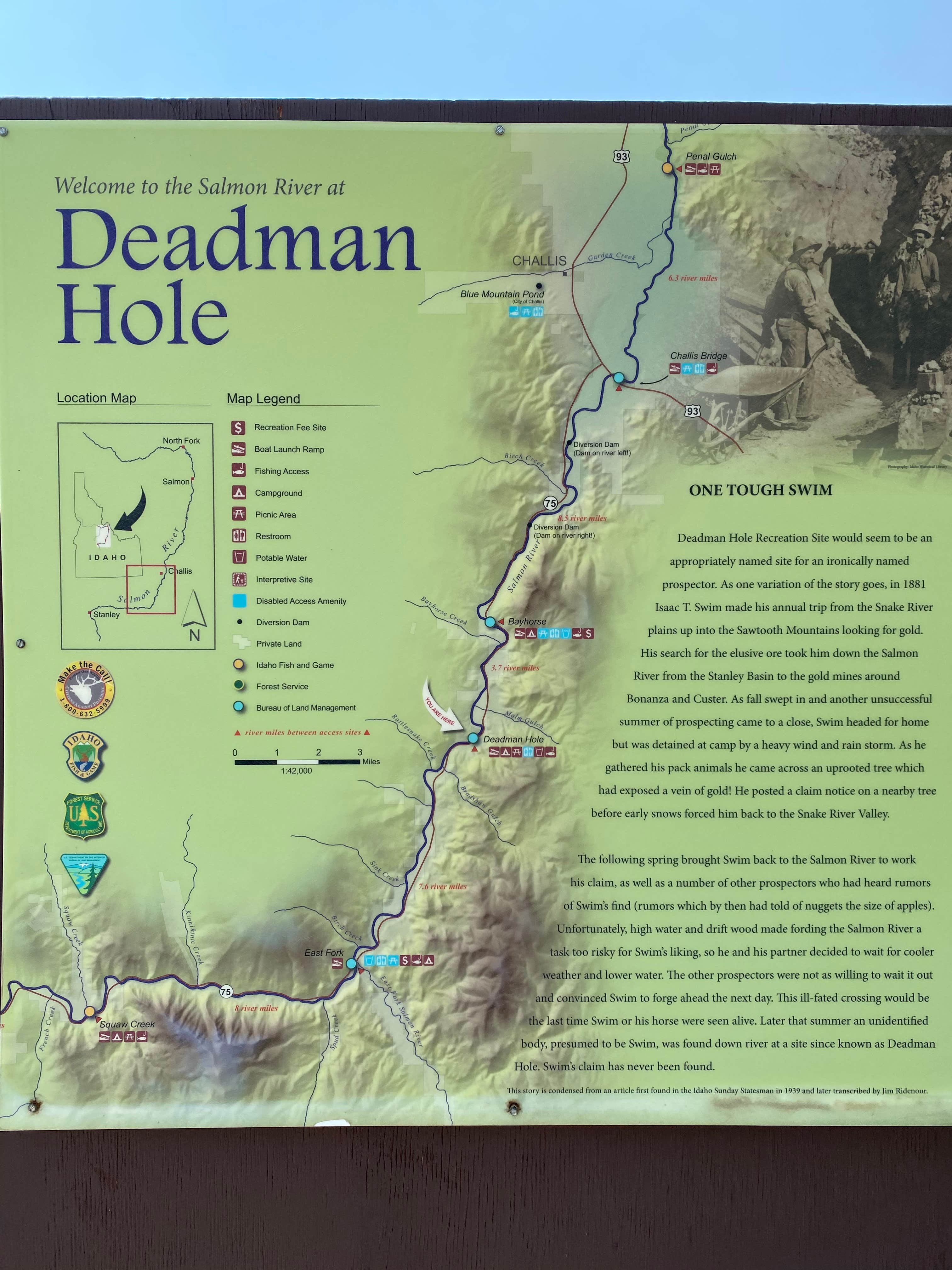 Camper-submitted photo at Deadman Campground near Warren, ID