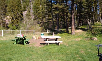 Camping near Helena Campground & RV Park: Moose Creek Cabin, Elliston, Montana