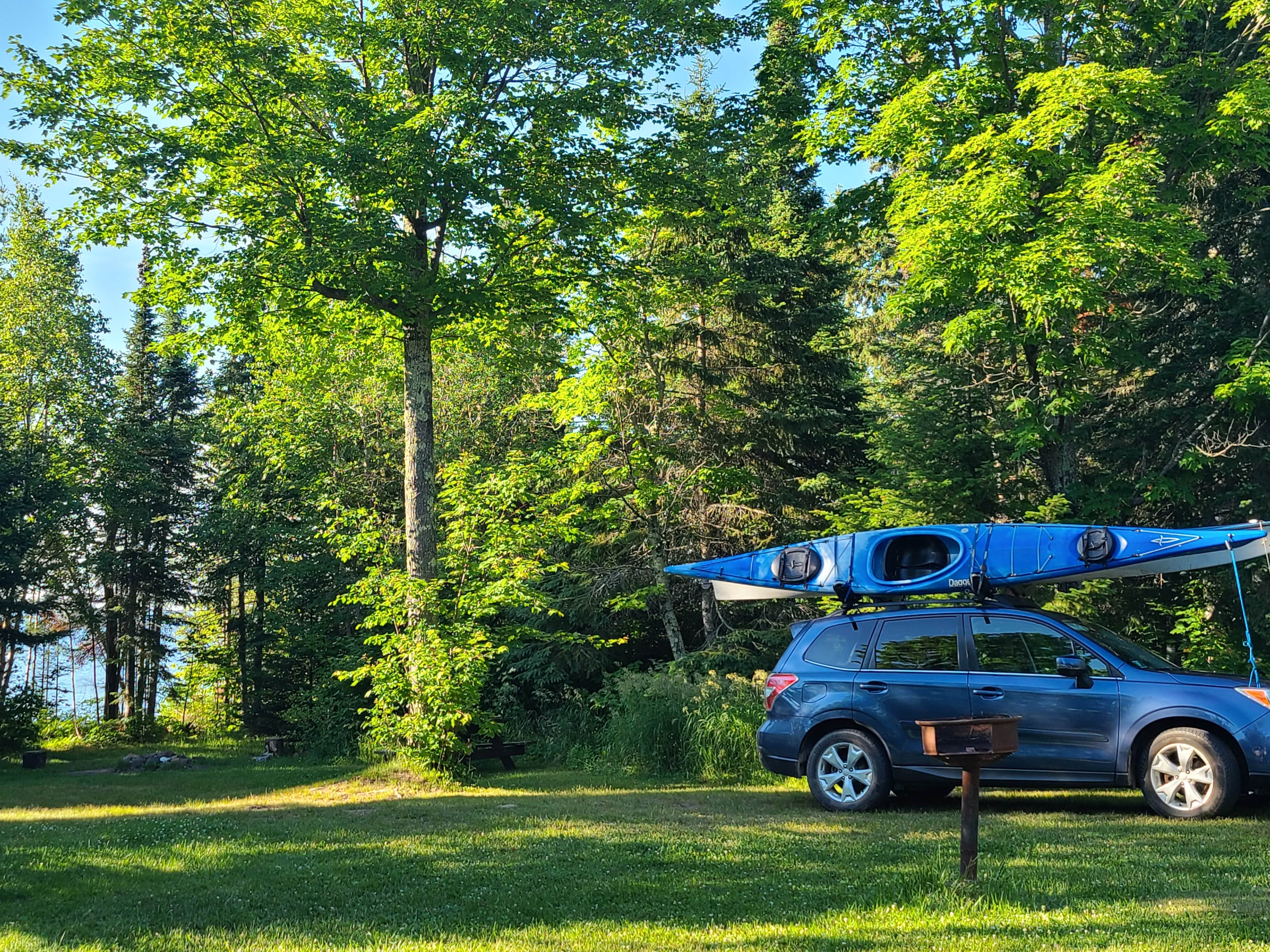 Camper-submitted photo at Point Detour Wilderness Campground near Saxon, WI