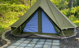 Jennifer D.'s photo of tent camping at Mulehalla near Frederick, MD