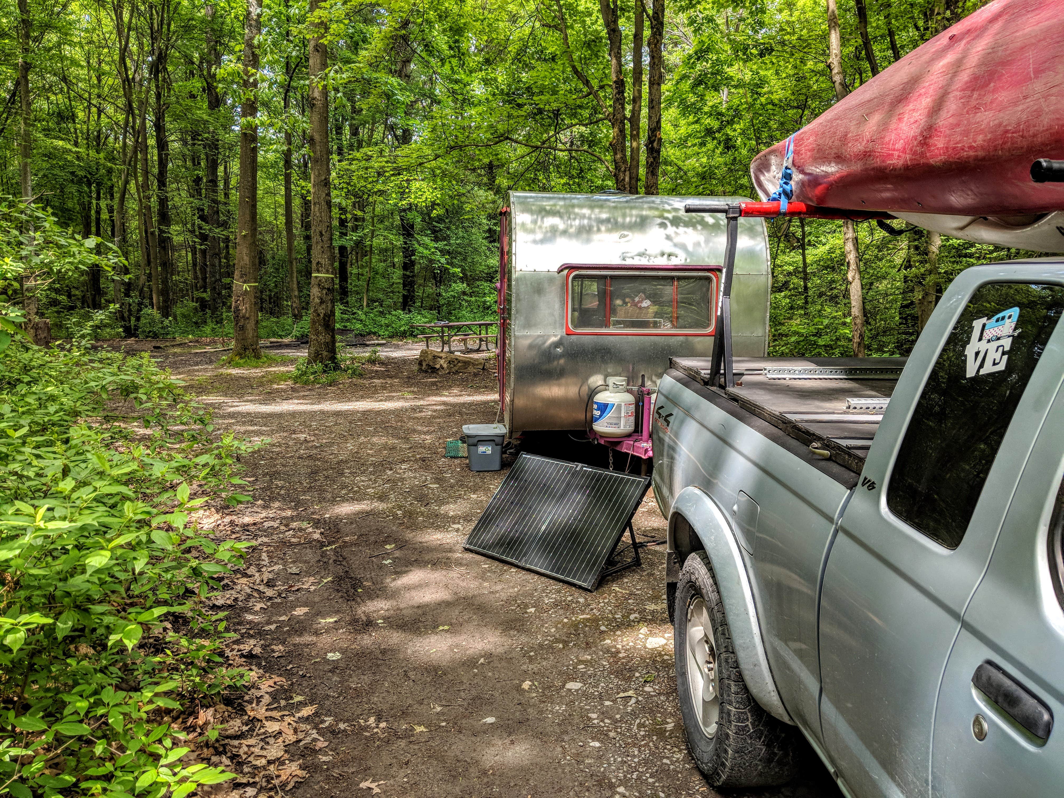 Camper-submitted photo at Blueberry Patch Campground — Green Mountain & Finger Lakes National Forests near Brooktondale, NY