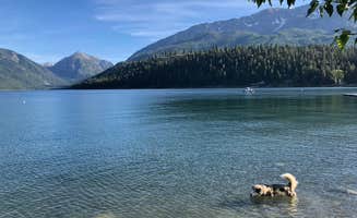 Kathy B.'s photo of camping with pets at Wallowa Lake State Park Campground near Lostine, OR