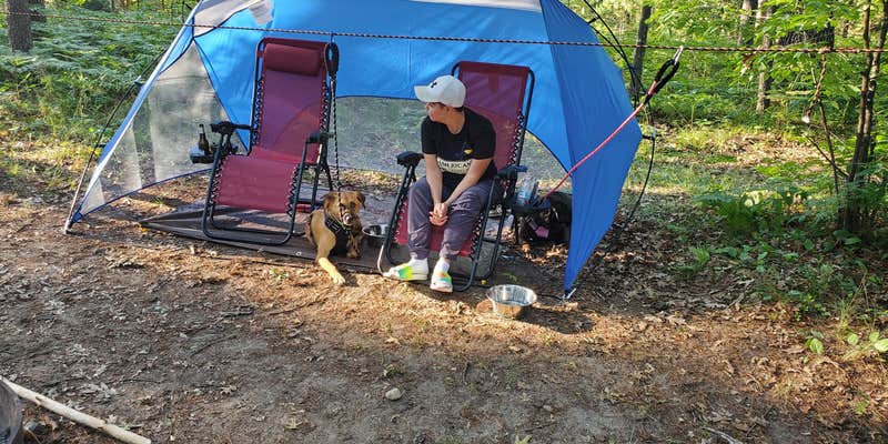 Camper submitted image from Spring Lake State Forest Campground