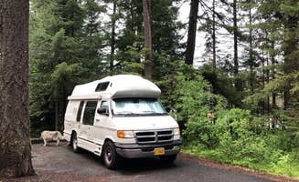 Kathy B.'s photo of camping with pets at Emigrant Springs State Heritage Area near La Grande, OR