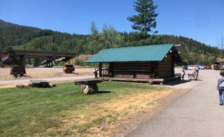 Jill T.'s photo of glamping accommodations at Crystal Gold Mine near Plummer, ID