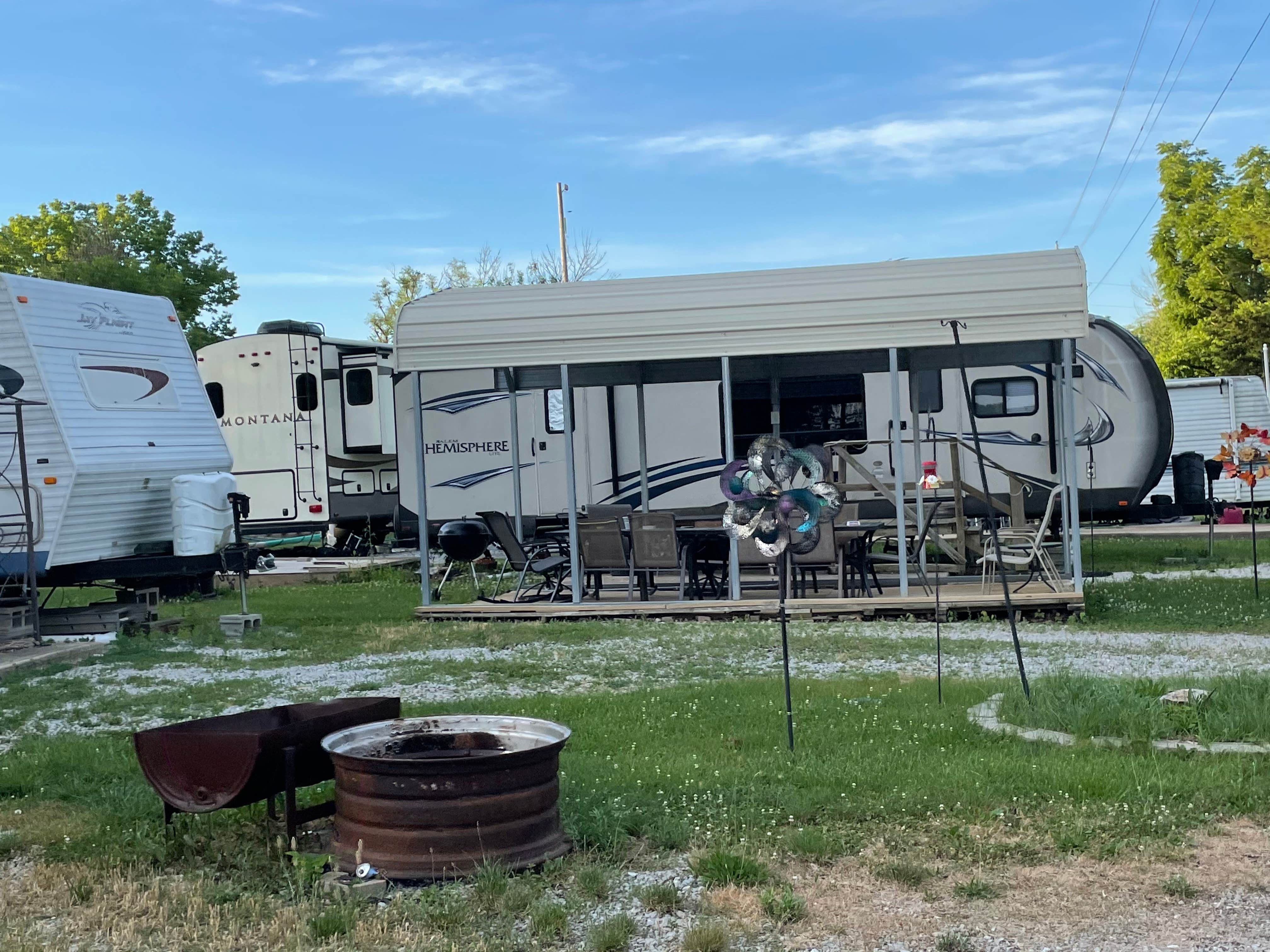 Nicole T.'s photo of rv camping at Woodyz Acres RV Park & Campground near Lewistown, MO