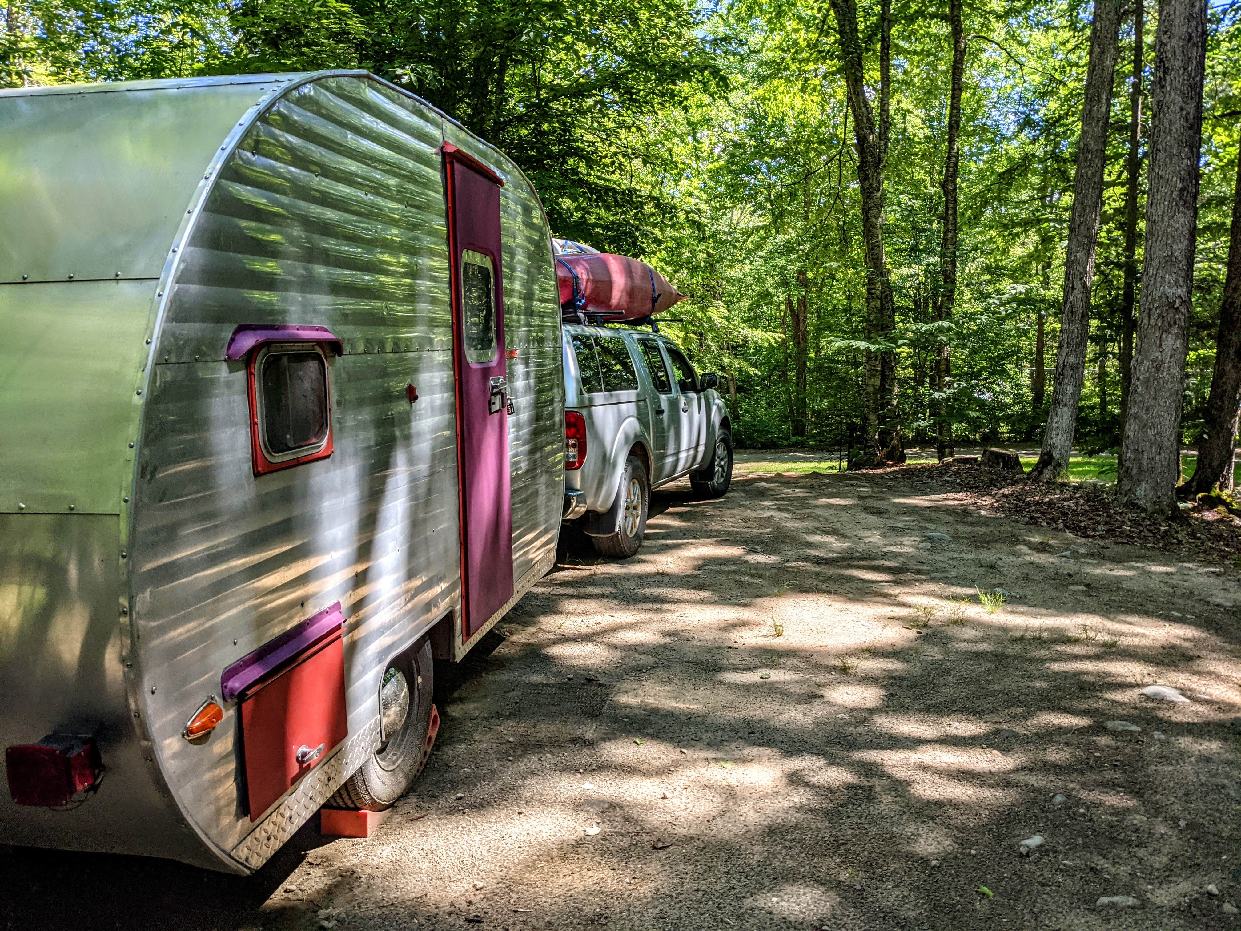 Shari  G.'s photo of rv camping at Ricker Pond State Park Campground near Barre, VT