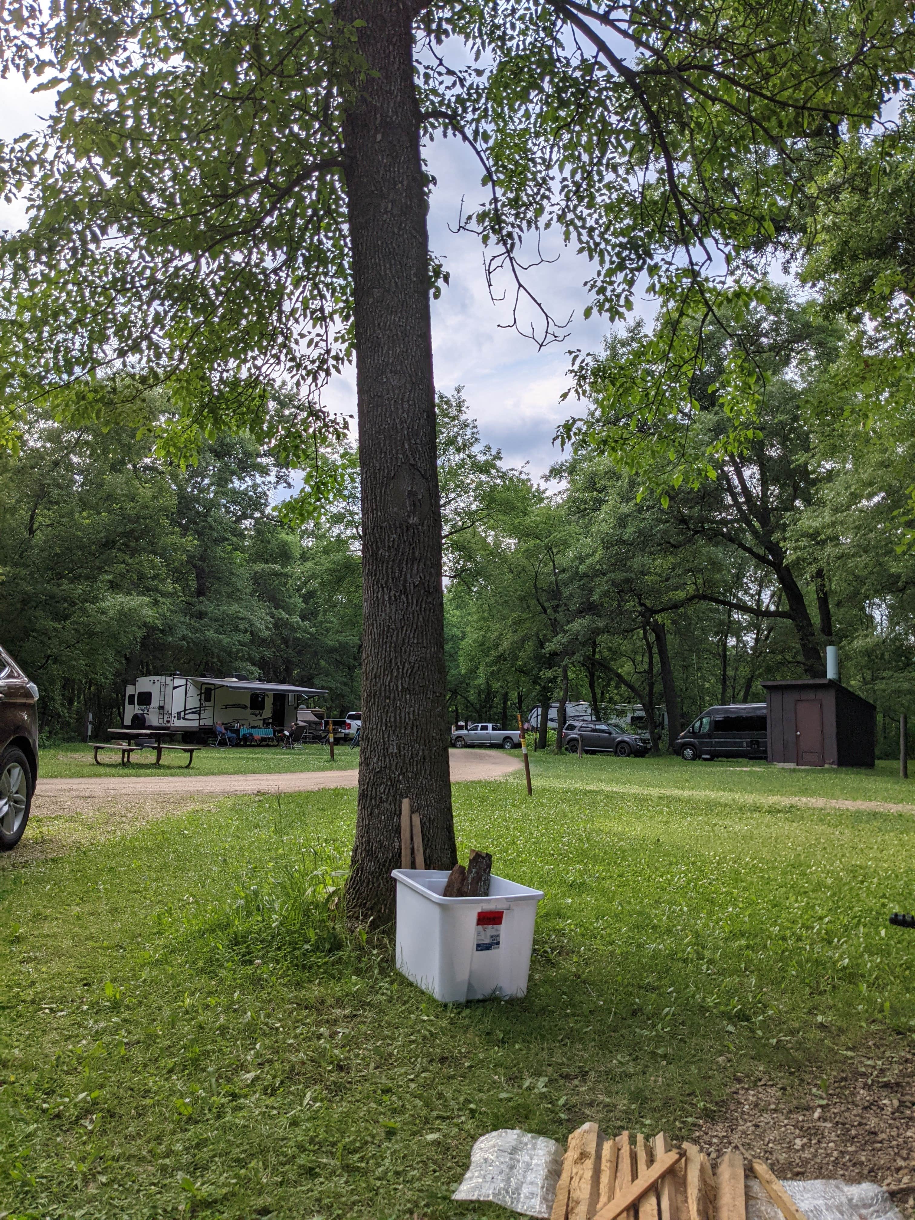 Camper submitted image from Lake Louise State Park Campground - 2