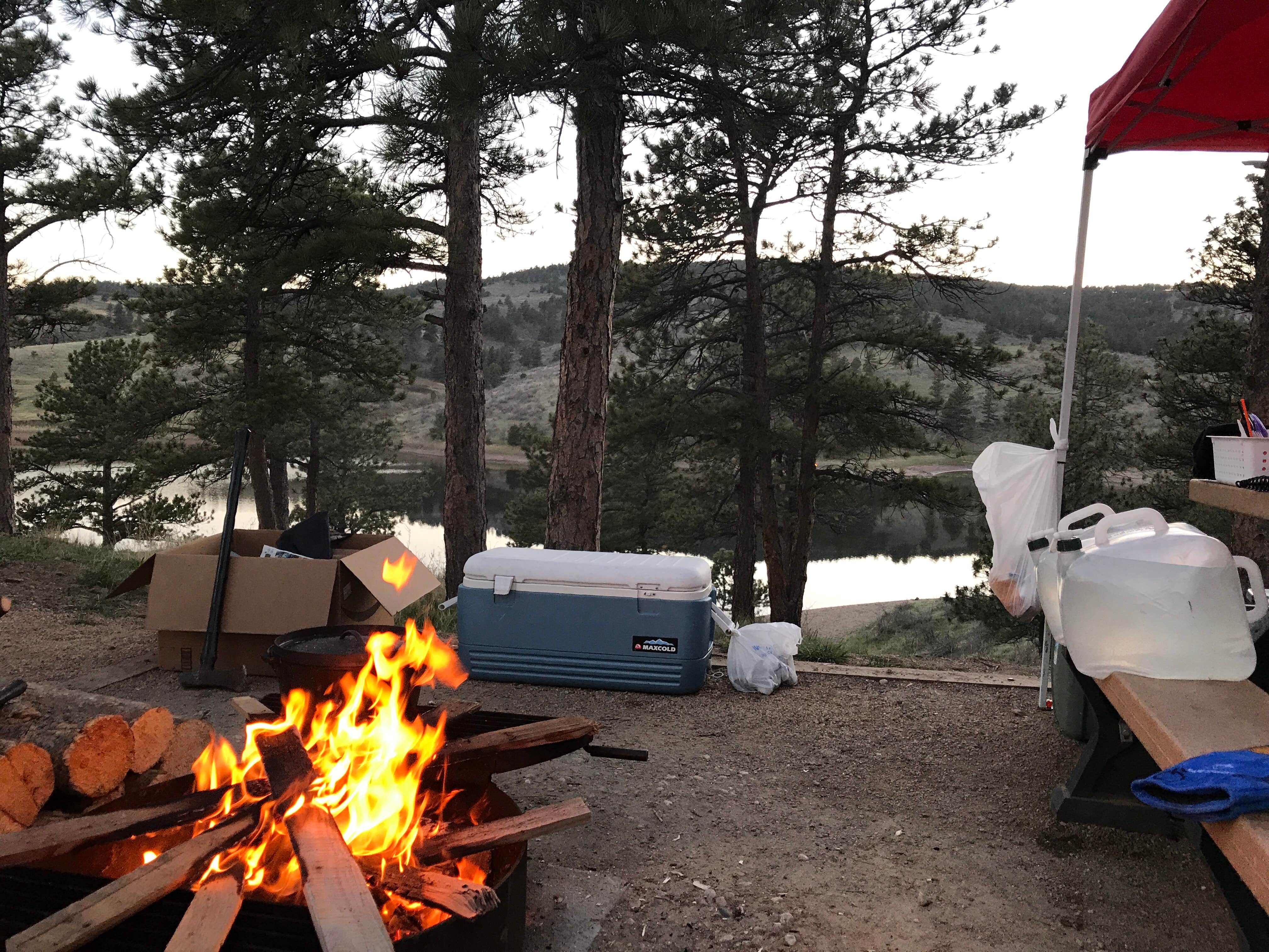 Camper-submitted photo at Pinewood Reservoir Campground near Loveland, CO