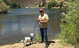 susan R.'s photo of camping with pets at Canyon Creek Resort Members Only near Angwin, CA