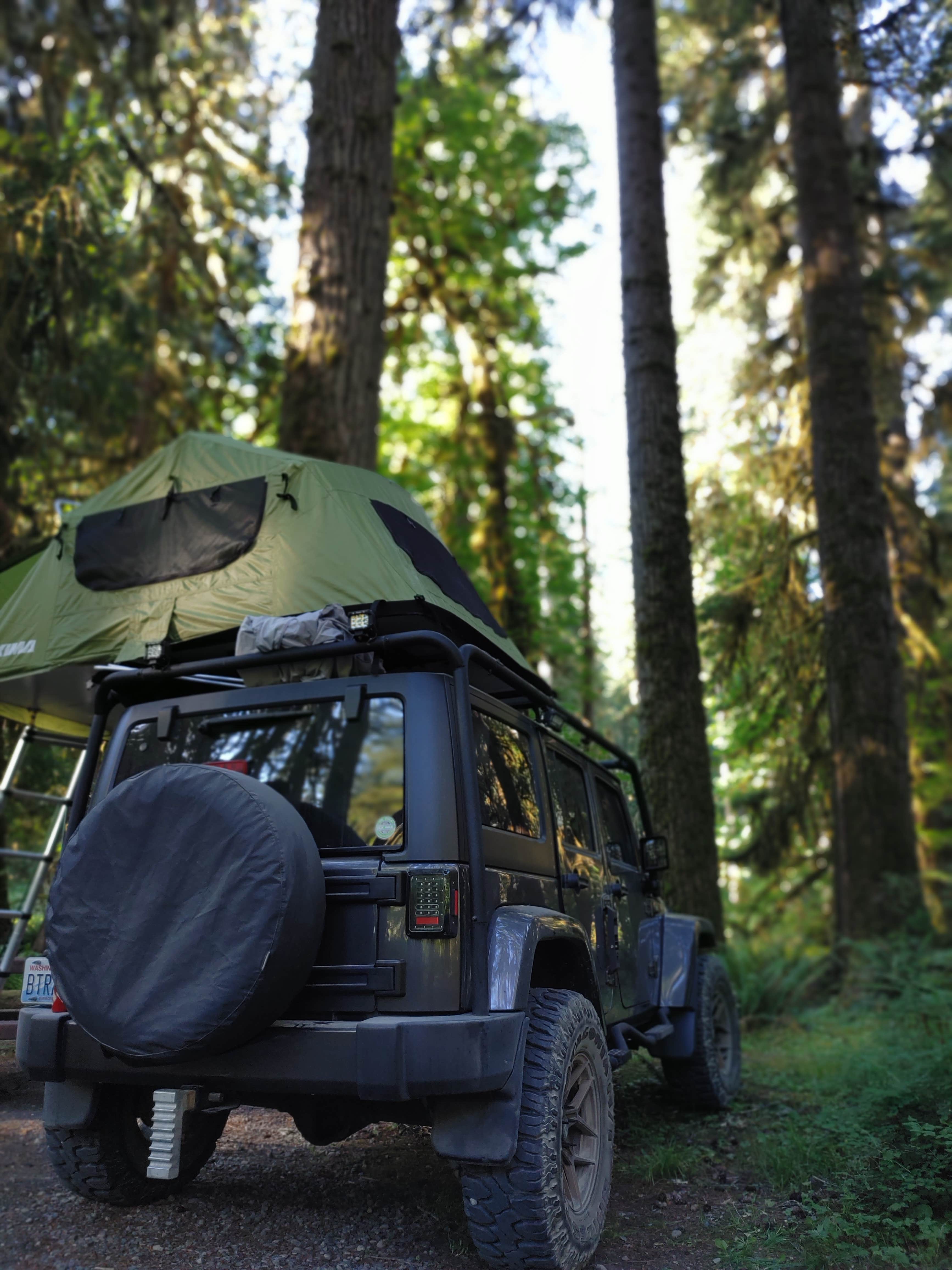 Jr And Jade S.'s photo of tent camping at Graves Creek Campground — Olympic National Park near Union, WA