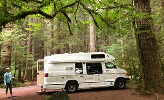 Kathy B.'s photo of rv camping at Klahowya Campground near Sol Duc Hot Springs, WA