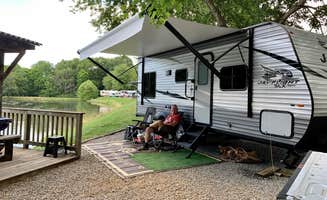 Laure D.'s photo of rv camping at Walnut Hills Campground & RV Park near Brandywine, WV