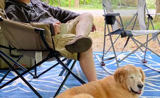 Shannon M.'s photo of camping with pets at Houck - Cunningham Falls State Park near Chambersburg, PA