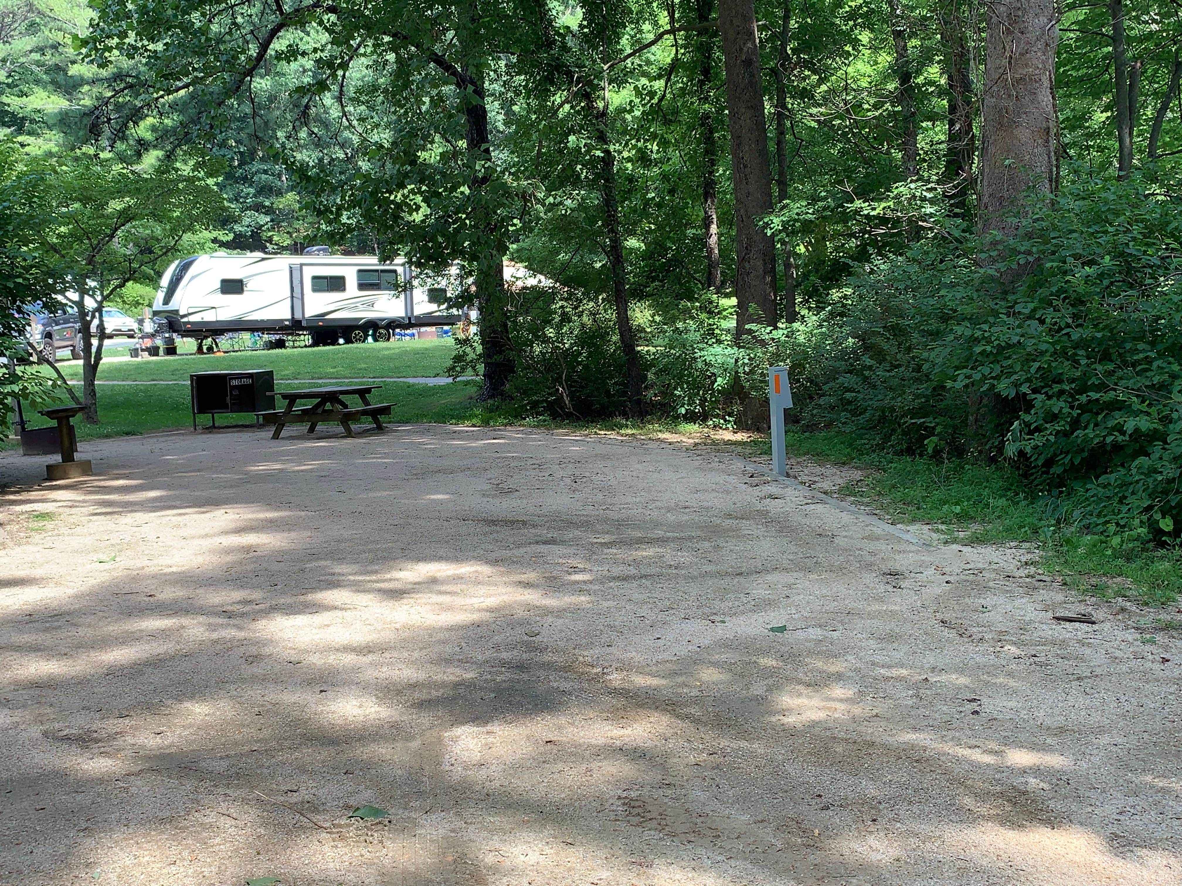 Laure D.'s photo of rv camping at Sherando Lake Campground near Vesuvius, VA