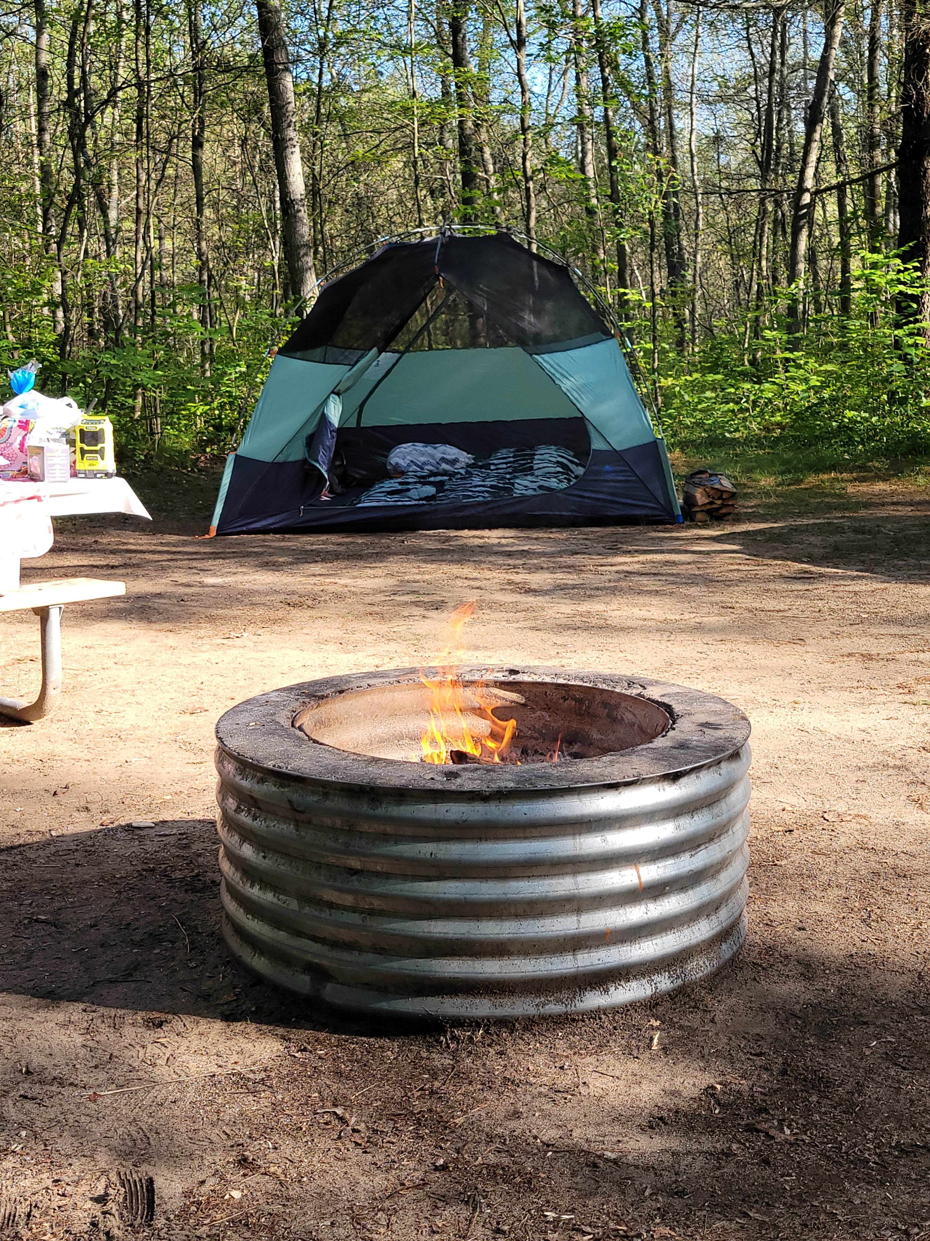 Chris C.'s photo at Newaygo State Park Campground near Stanton, MI