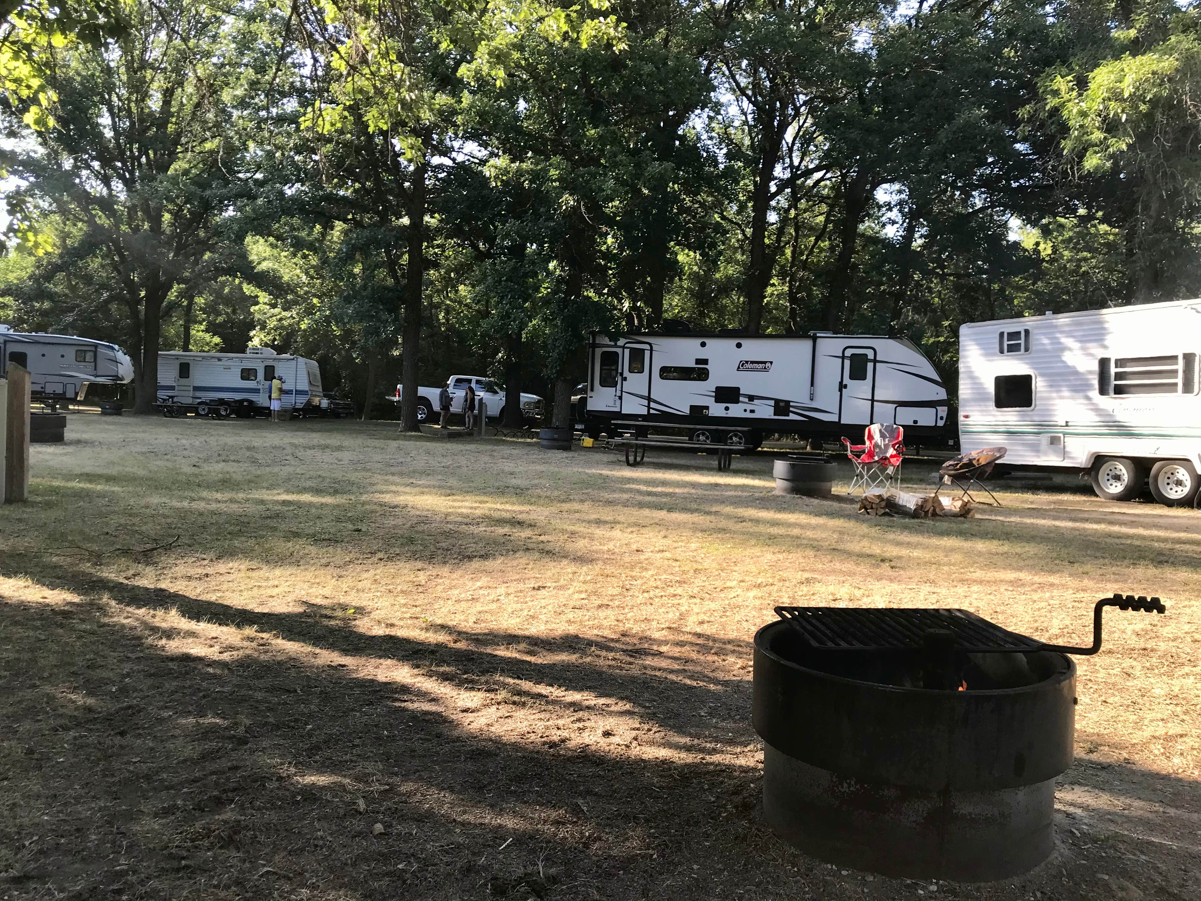Mary W.'s photo of rv camping at Lake Bronson State Park Campground near Foldahl, MN