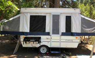 Jessica O.'s photo of rv camping at El Rito Campground Group Shelter — Carson National Forest near Cañones, NM