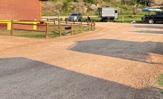 Joan's photo of a cabin at Mount Rushmore KOA at Palmer Gulch near Silver City, SD