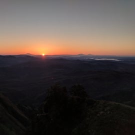 Sunrise from the top of saddle mountain
