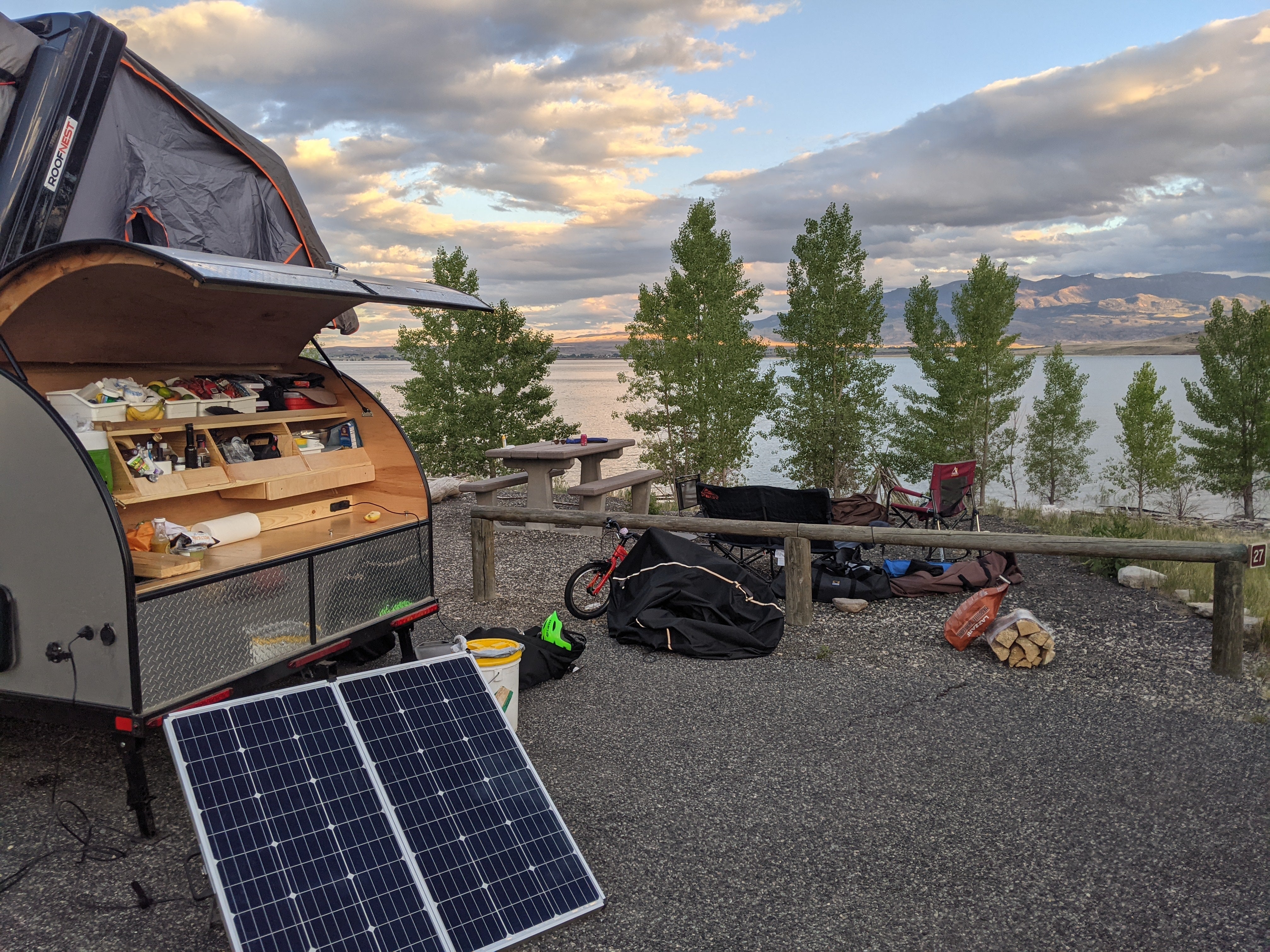 Camper submitted image from Lake Shore Campground — Buffalo Bill State Park - 1