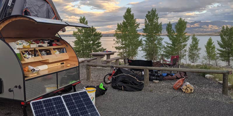 Camper submitted image from Lake Shore Campground — Buffalo Bill State Park