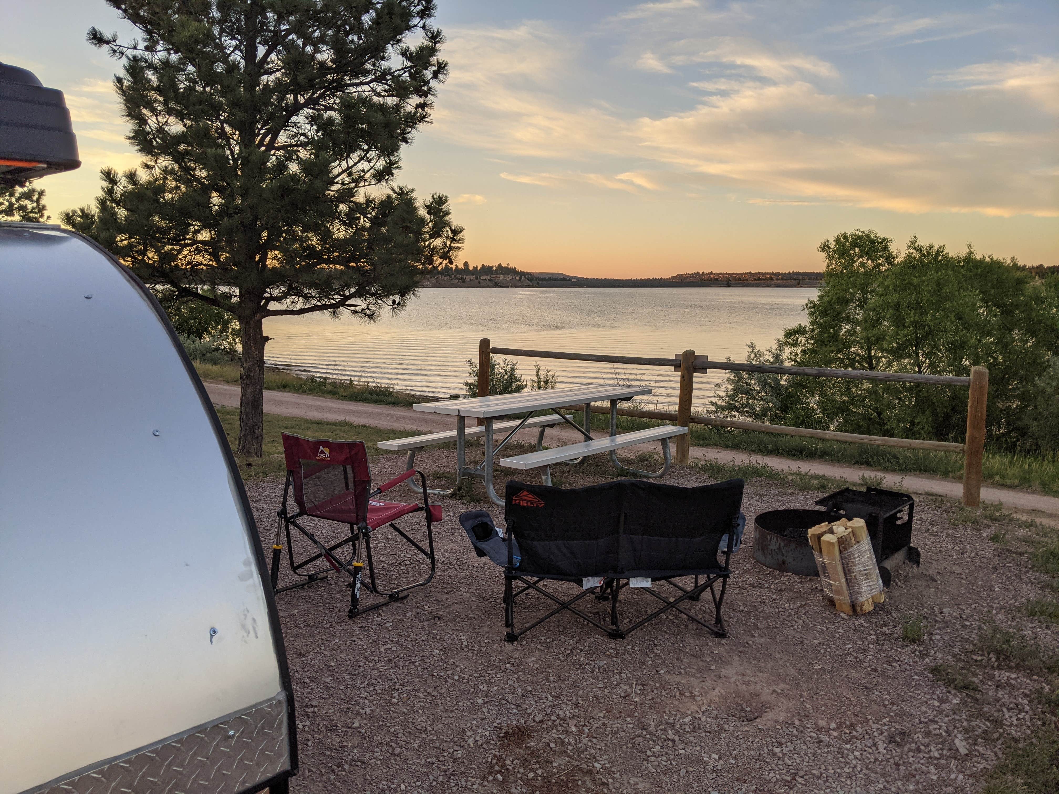 Anand's photo at Pats Point Campground — Keyhole State Park near Devils Tower National Monument