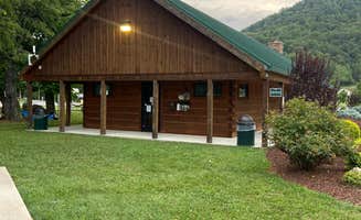 Julie's photo of glamping accommodations at Leeman Field Park near Wallins Creek, KY