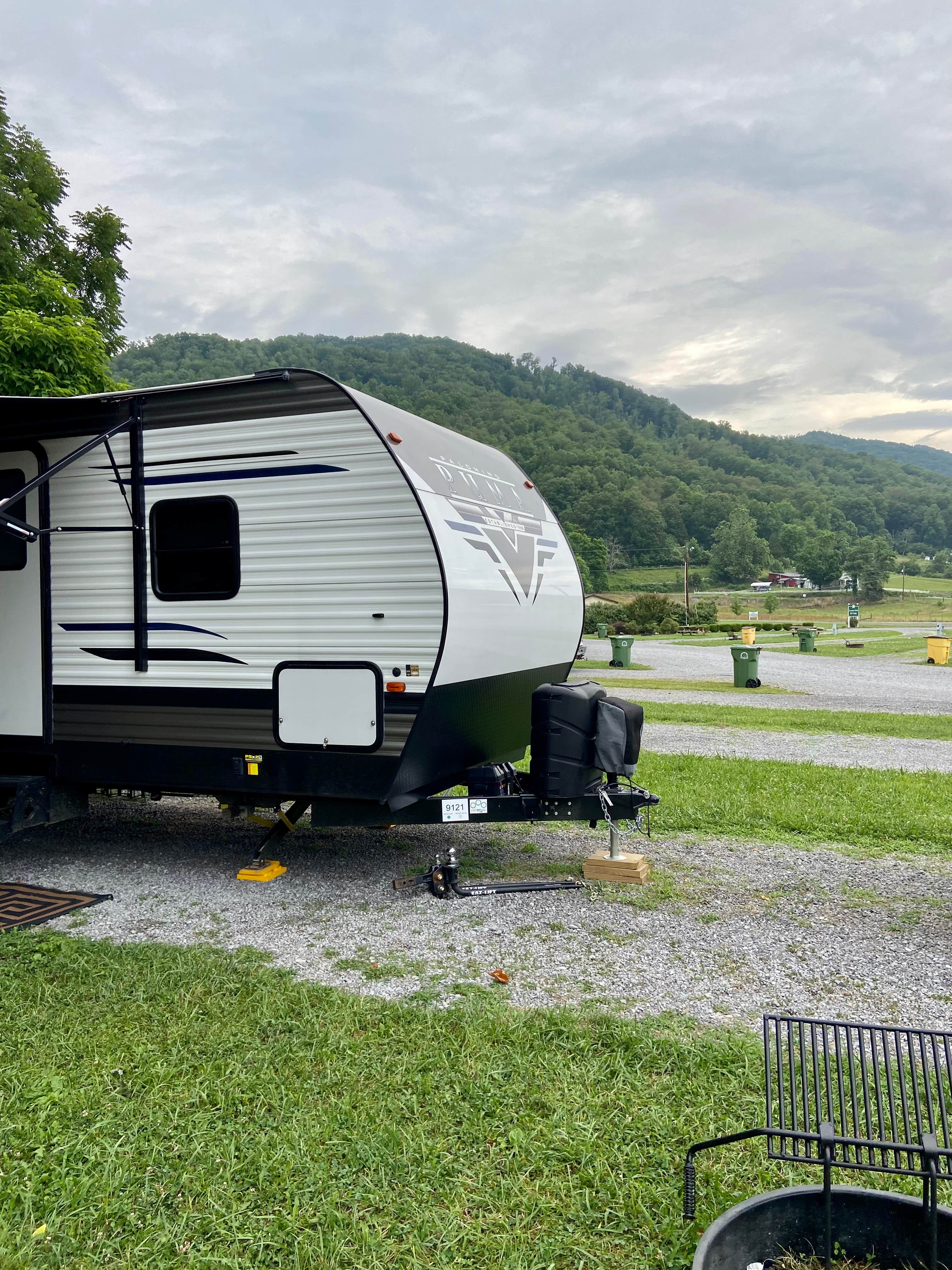Julie's photo of rv camping at Leeman Field Park near Pound, VA