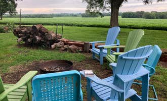 Camping near Owl Creek Market and RV Park: Green Acres at Red Brick Farmhouse, Higginsville, Missouri